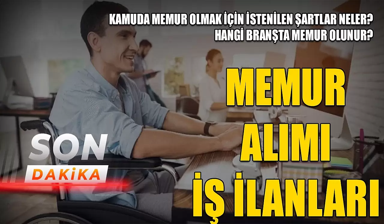 Memur Alımı İş İlanları! Kamuda Memur Olmak İçin İstenilen Şartlar Neler? Hangi Branşta Memur Olunur?