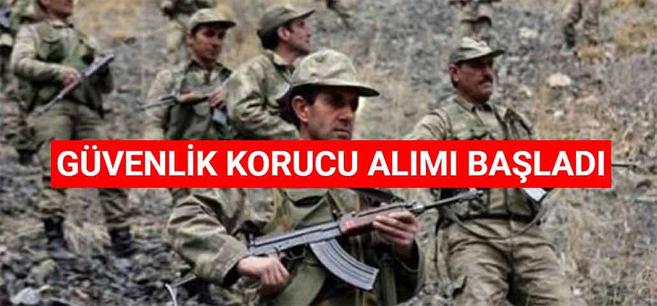 Askeri Personel Alımı! Güvenlik Korucu Alımı Başvuruları Başladı