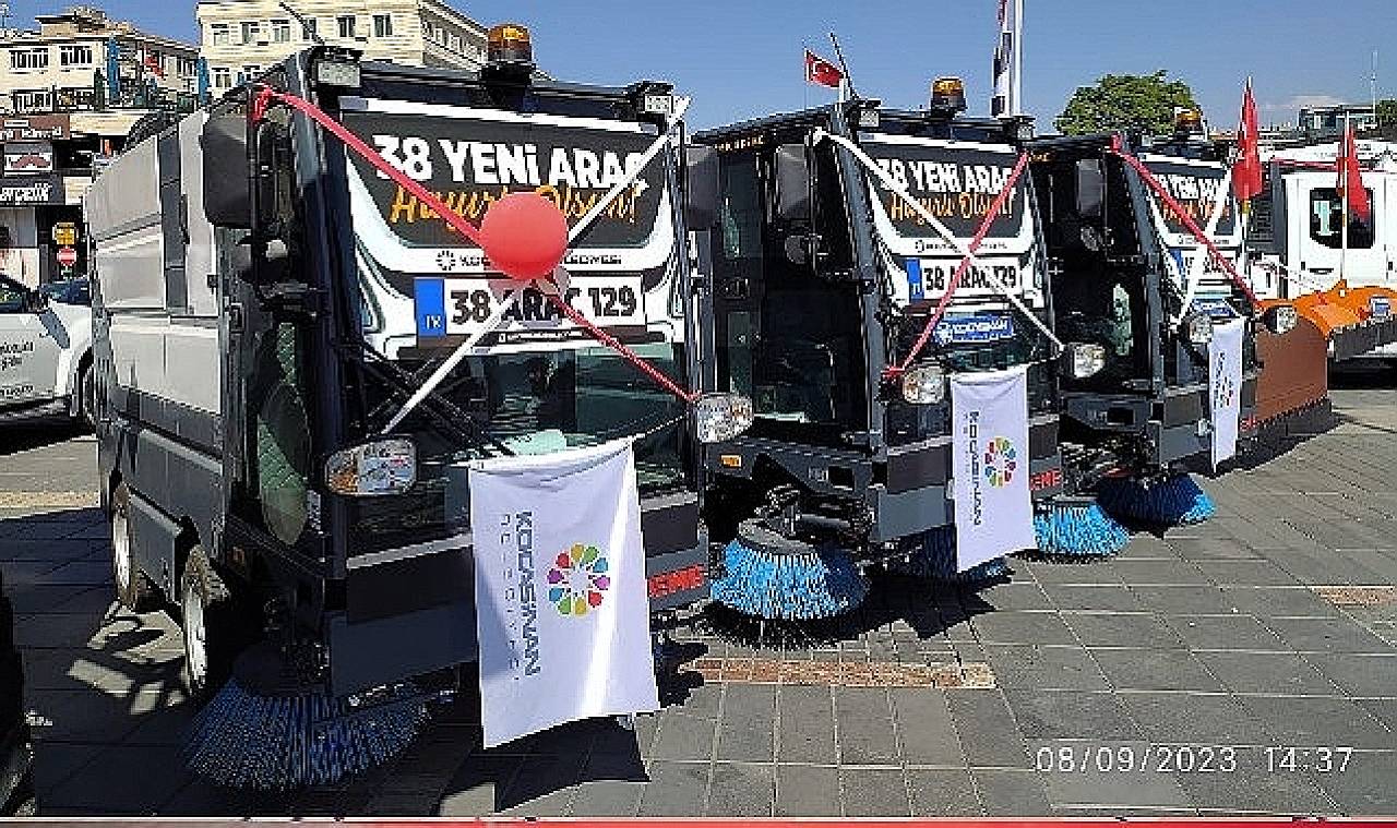 Kayseri Kocasinan Belediyesi Yerli ve Milli Üretimle Filosunu Güçlendirdi