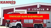 Büyükşehir Belediyesi'nin 96 İtfaiye Eri Alımı