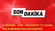 Jandarma, OGM ve Üniversiteler İşçi Alımları Başladı!"