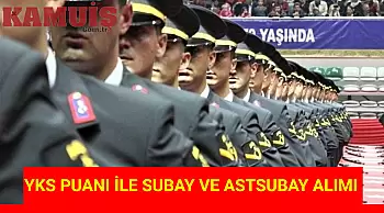 Jandarma, YKS puanıyla Subay Ve Astsubay Alımı