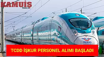 TCDD, 195 Personel Alımı! İŞKUR Üzerinden Başvurular Başladı