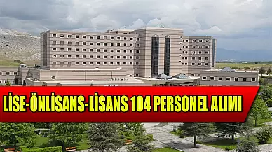 Süleyman Demirel Üniversitesi Lise, Önlisans ve Lisans Mezunu 104 Personel Alımı