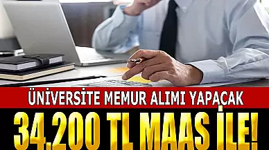 Üniversite Hastanesi 34.200 TL Ortalama Maaş İle Memur Alımı