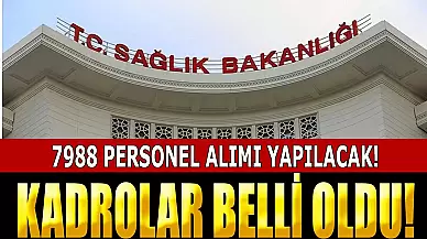 Sağlık Bakanlığı 7988 Personel Alımı İçin Detaylar Belli Oldu!