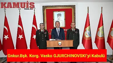 Gnkur.Bşk. Org. Metin GÜRAK'ın, Kuzey Makedonya Gnkur.Bşk. Korg. Vasko GJURCHINOVSKI’yi Kabulü