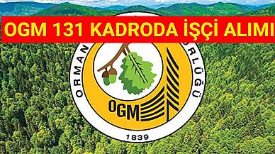 OGM 131 Kadroda İşçi Alımı! 2023 Kamu İlanları