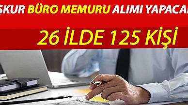 İŞKUR 26 İlde Büro Memuru Alımı Yapacak