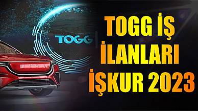 TOGG İş İlanları İşkur 2023