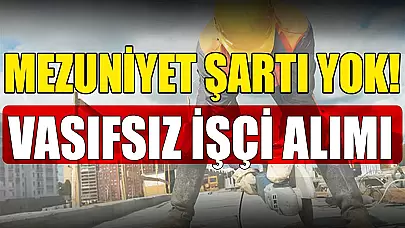 Belediye Yeni 25 Daimi İşçi Alımı İlanı! Mezuniyet Şartı Yok