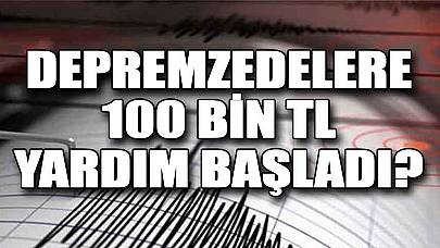 Depremzedeler İçin 100 Bin TL Yardım Parası Toplandı!