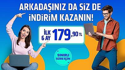 TurkNet'in GigaFiber'li Arkadaşını Getir kampanyası, hem sizi hem arkadaşlarınızı sevindiriyor