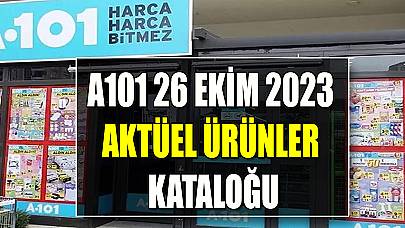 A101 26 Ekim 2023 Aktüel Ürünler Kataloğu