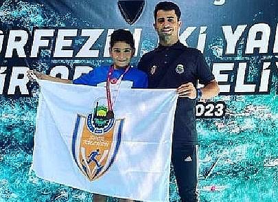 İnegöllü Sporcu Körfez'de Dereceye Kulaç Attı