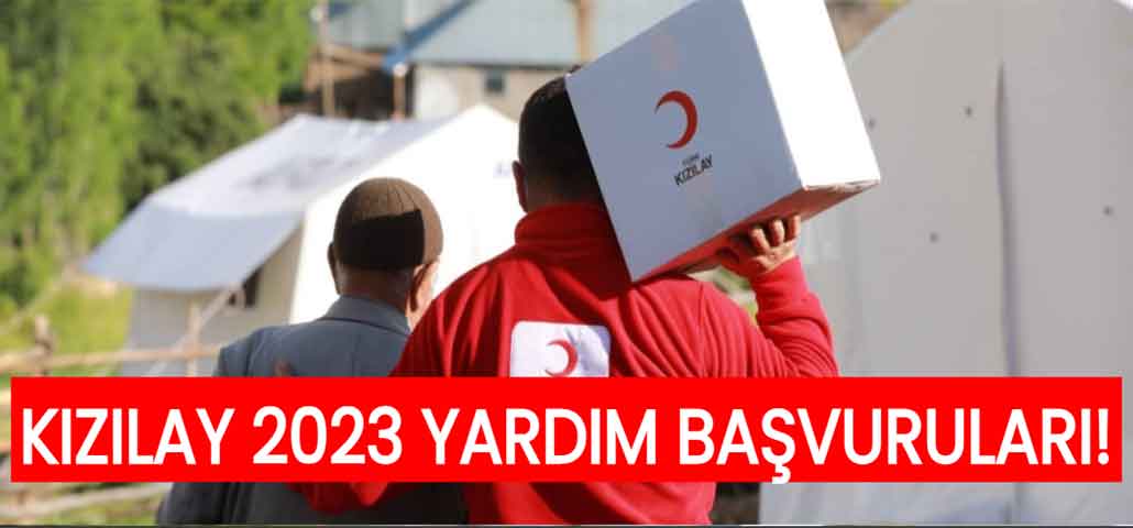 Kızılay 2023 Yardım Başvuruları! Barınma Yardımı