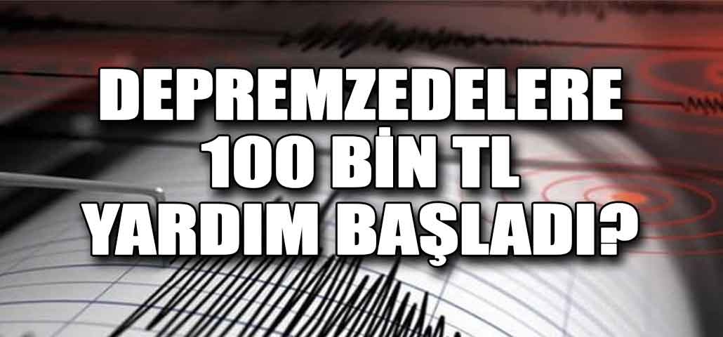 Depremzedeler İçin 100 Bin TL Yardım Parası Toplandı!